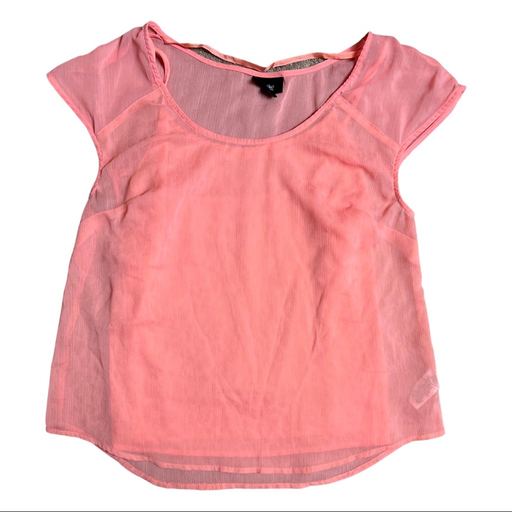 Mossimo | Women’s Pink & Gold Top Size M